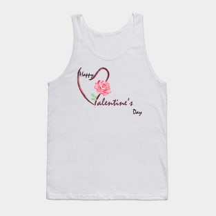 Happy Valentine's day card Tank Top